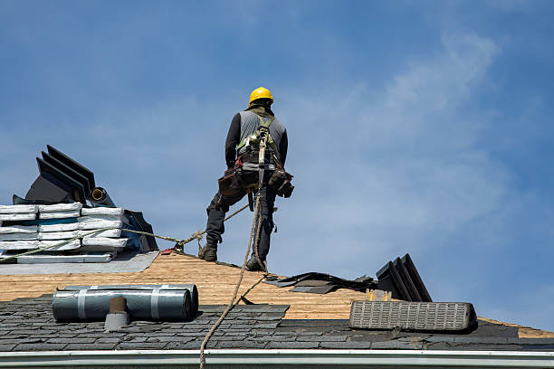 Professional Metal Roofing technician working in Sanford, CO